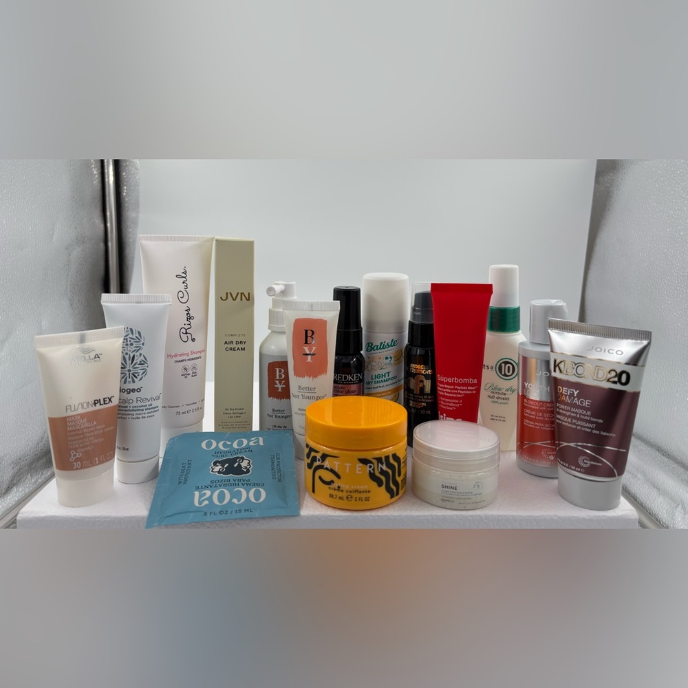 NWT Redken Briogeo Joico massive fullsize and travel haircare 16pcs gift bundle